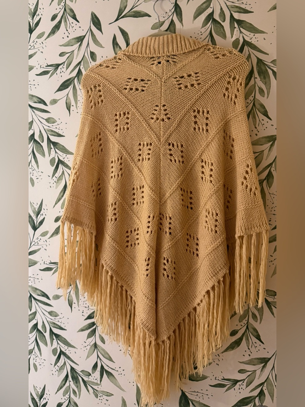 Free People Eyelet Knit Poncho - Picture 2 of 6